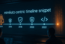 mimikatz-centric timeline snippet