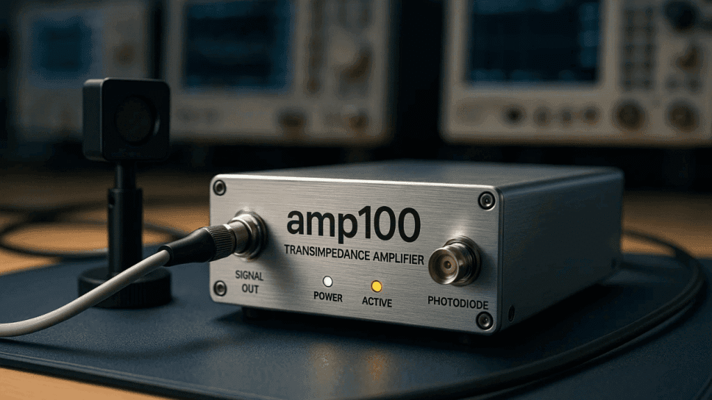 amp100 transimpedance amplifier