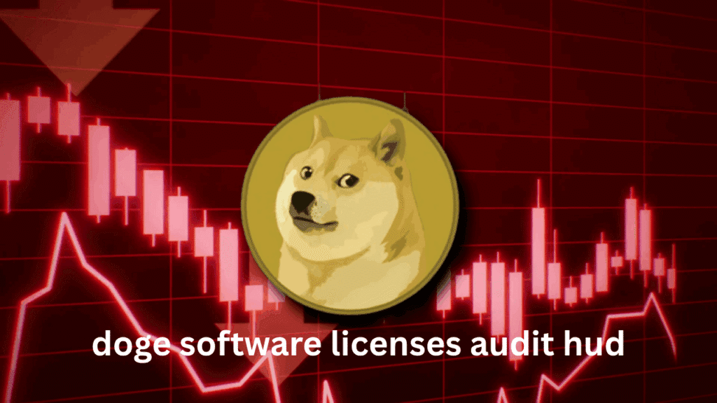 doge software licenses audit hud