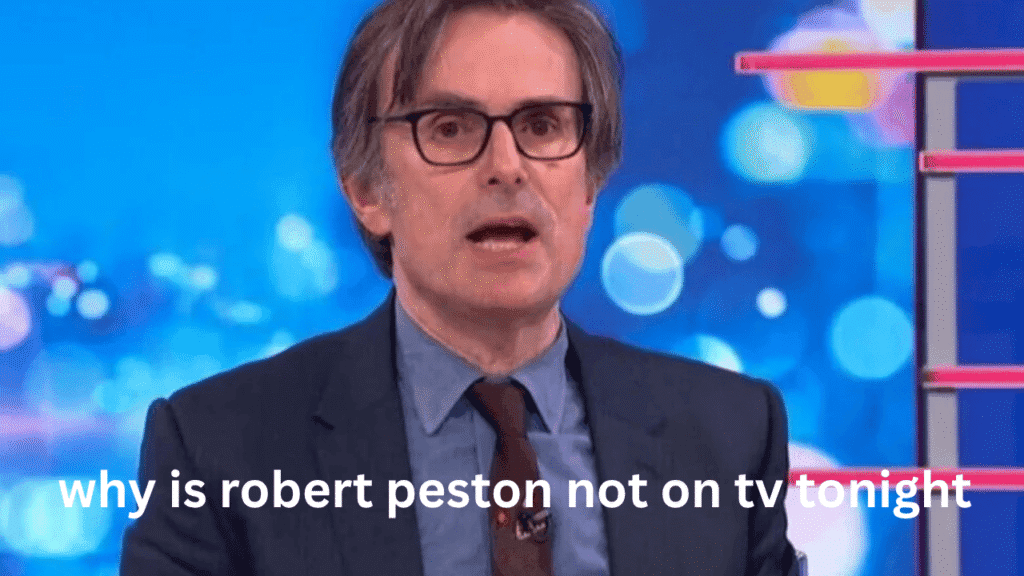 why is robert peston not on tv tonight