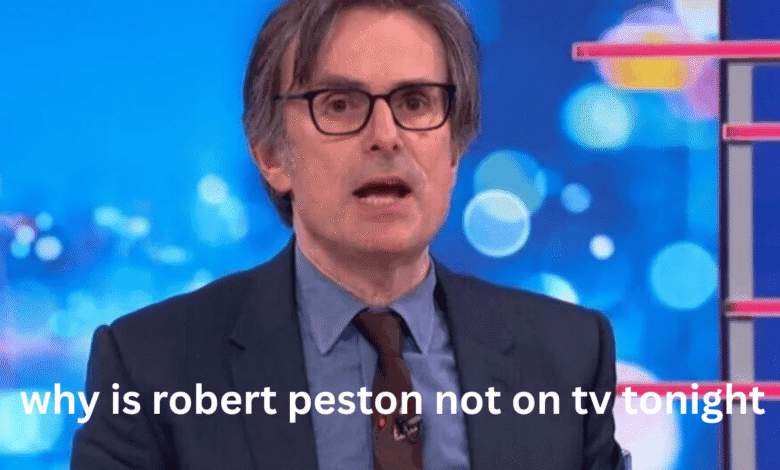 why is robert peston not on tv tonight