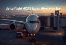 delta flight dl275 japan diversion lax