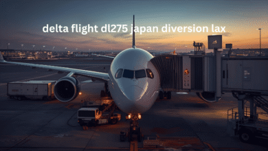 delta flight dl275 japan diversion lax