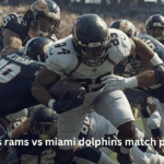 los angeles rams vs miami dolphins match player stats