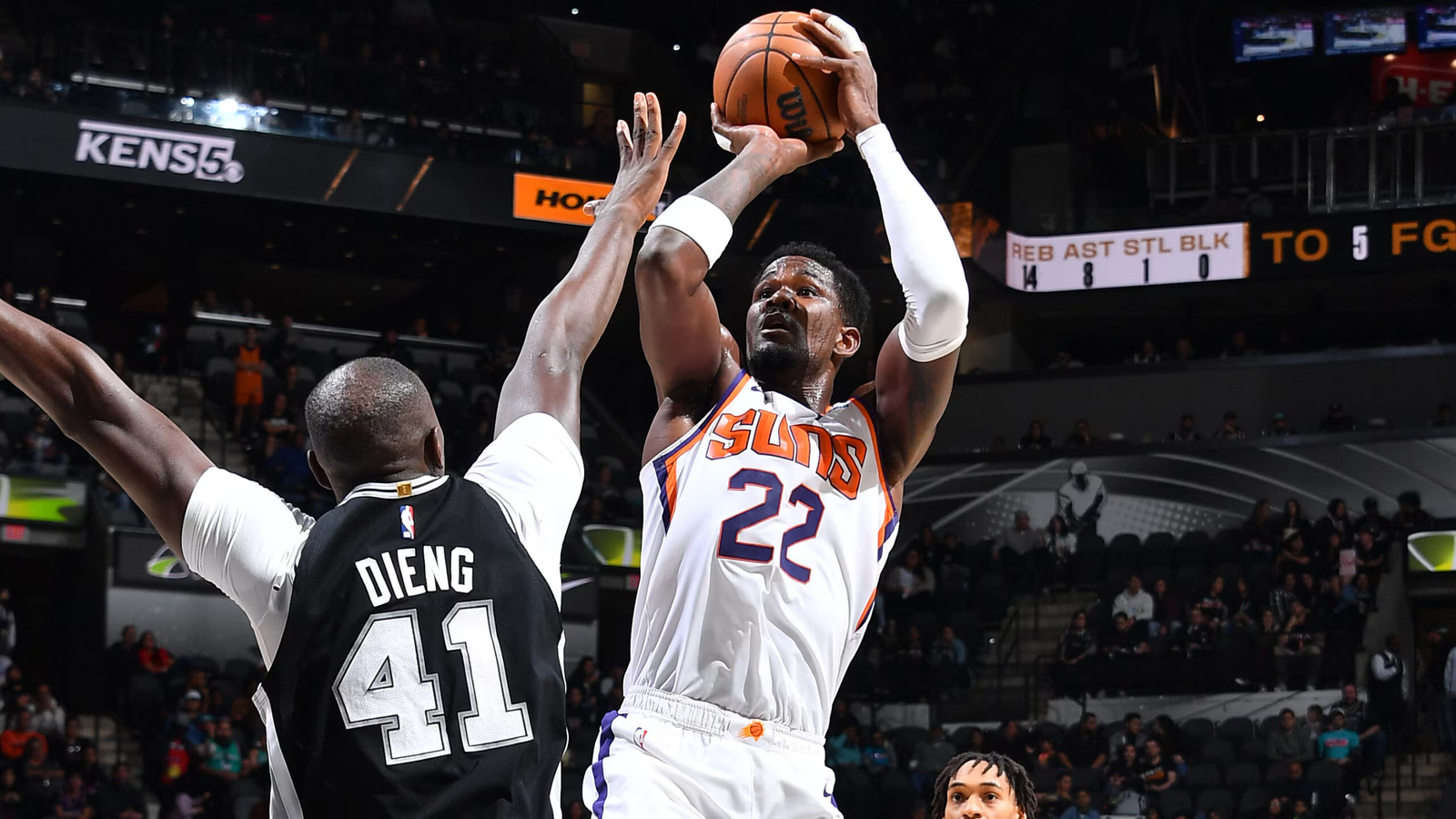 Phoenix Suns vs San Antonio Spurs Match Player Stats